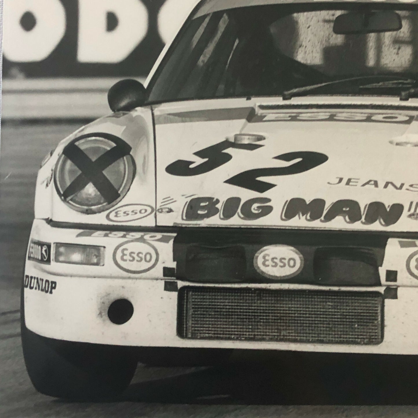 Vintage Racing Photo Photograph 1976 24 Hours of LeMans Porsche 911 RSR Car