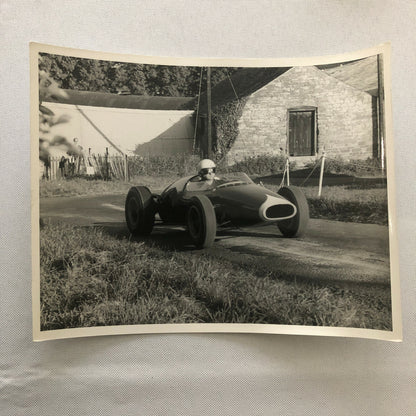 Vintage Racing Car Driver Photo Photograph Print 