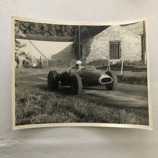 Vintage Racing Car Driver Photo Photograph Print 