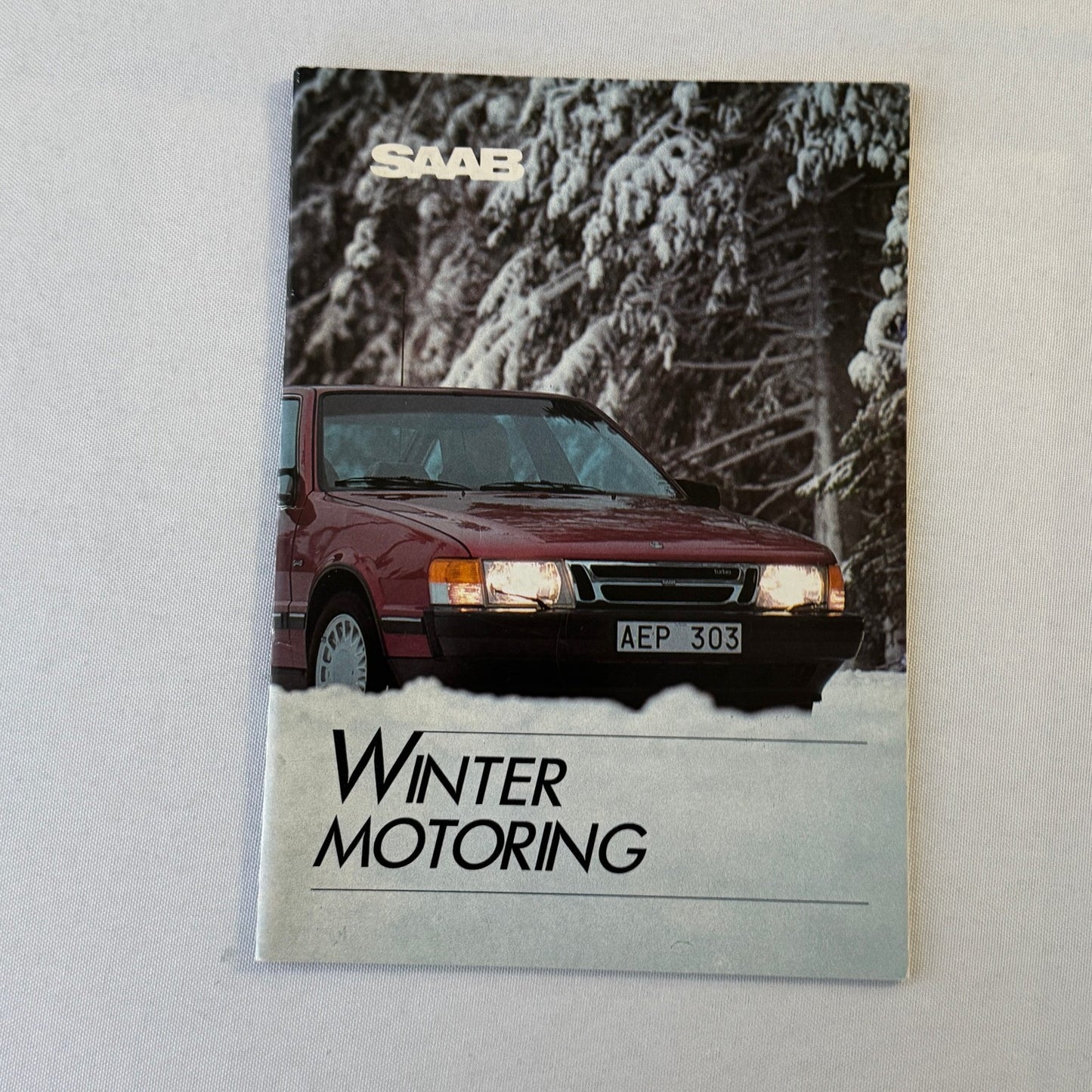 1988 Saab 900 Owners Manual Book Pouch Sedan Convertible Vintage Car
