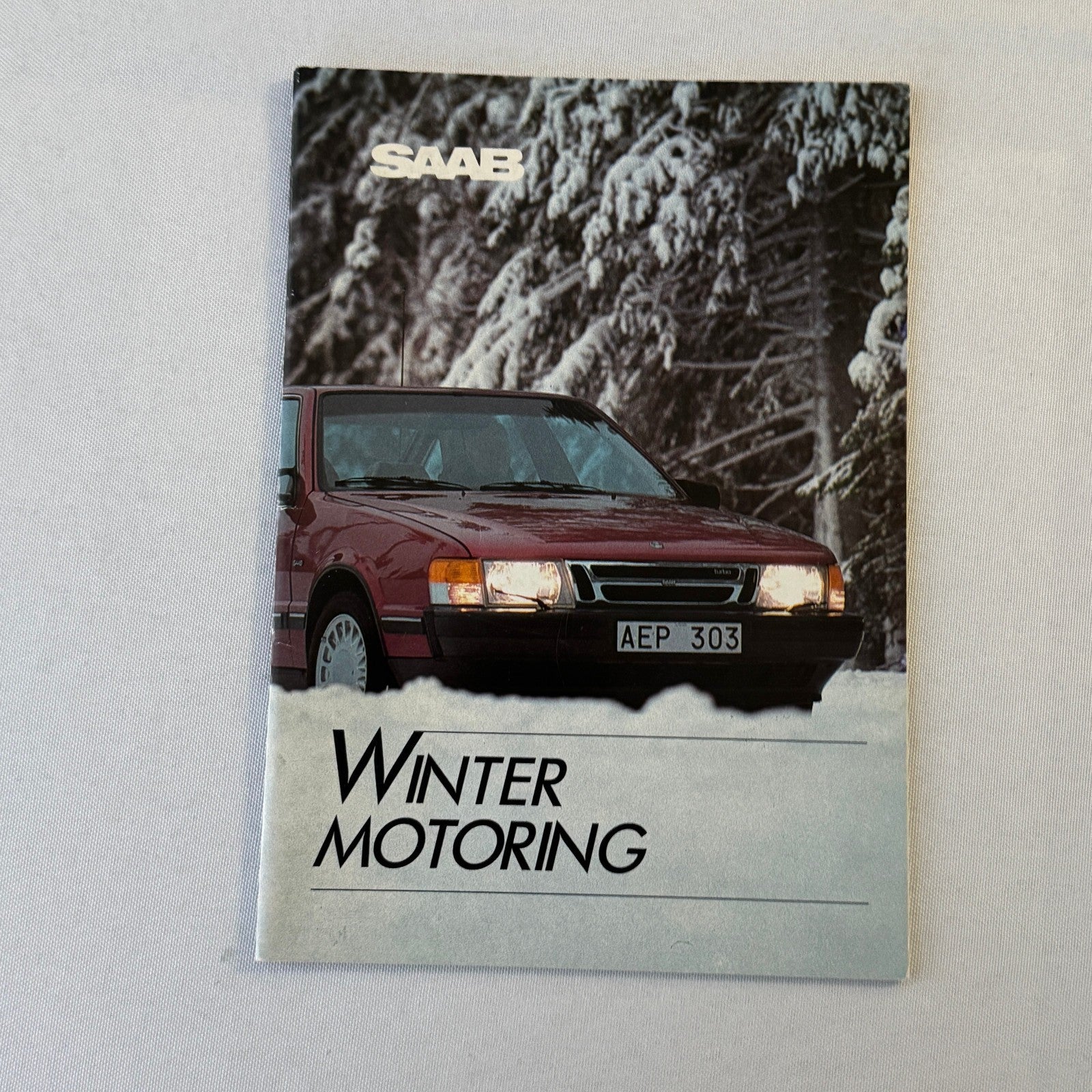 1988 Saab 900 Owners Manual Book Pouch Sedan Convertible Vintage Car