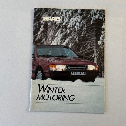 1988 Saab 900 Owners Manual Book Pouch Sedan Convertible Vintage Car