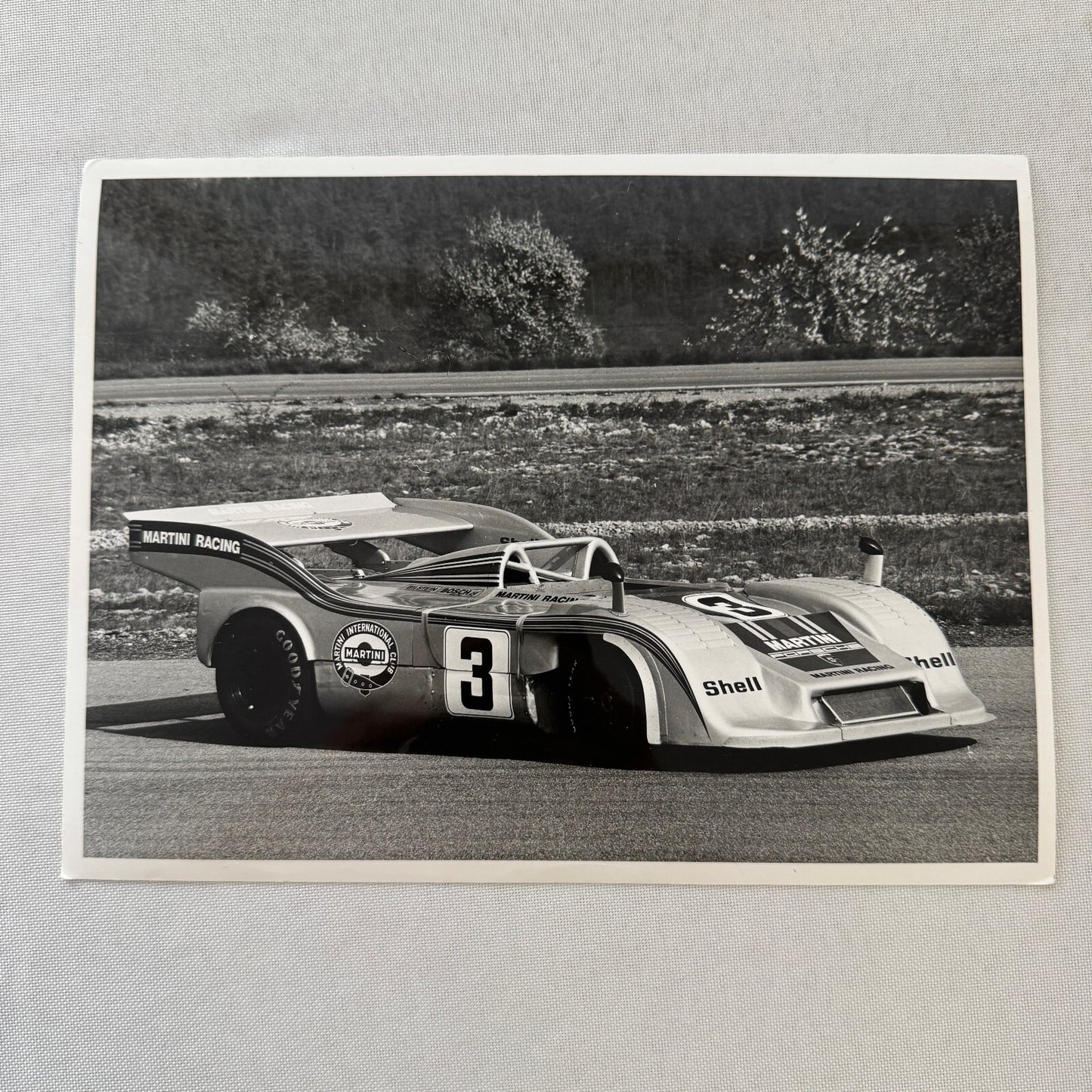 Vintage Porsche Martini Racing Car Photo Photograph Print Margus Hans Kuuse