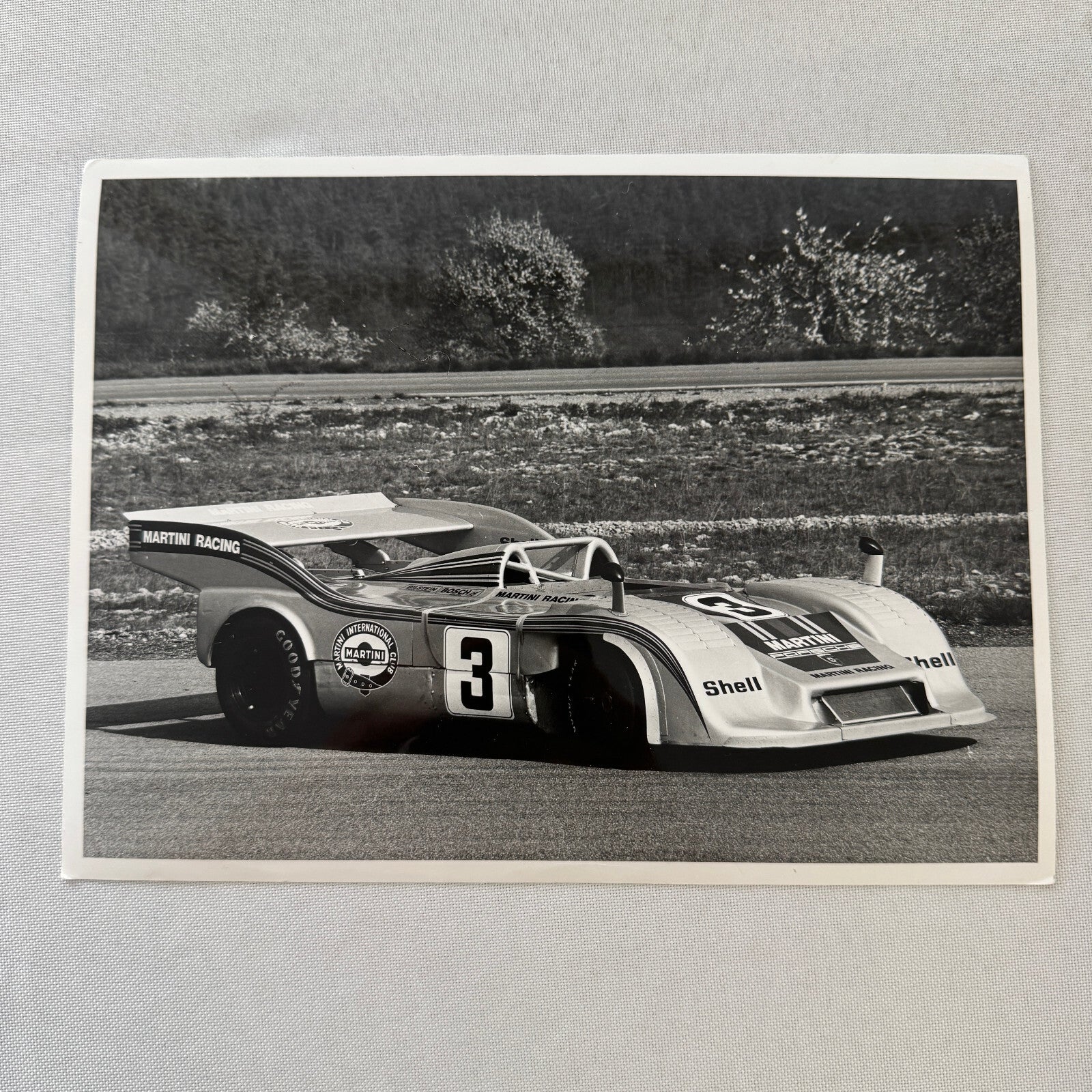 Vintage Porsche Martini Racing Car Photo Photograph Print Margus Hans Kuuse
