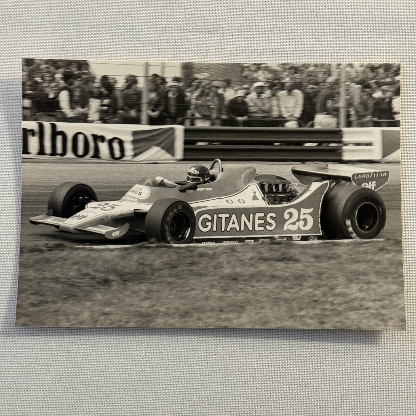 Jacky Ickx Racing Driver Photo Photograph Print Gitanes 25 Car