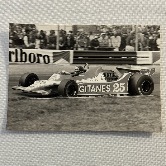 Jacky Ickx Racing Driver Photo Photograph Print Gitanes 25 Car