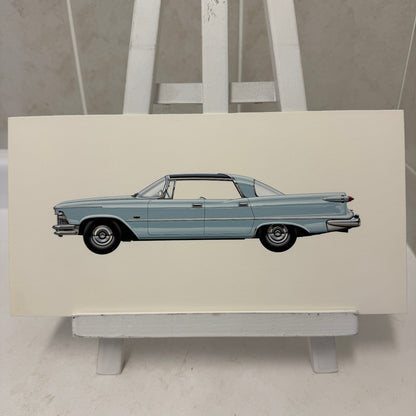 1957 Imperial LeBaron Hardtop Car Automobile Illustration Art Drawing Hand Drawn