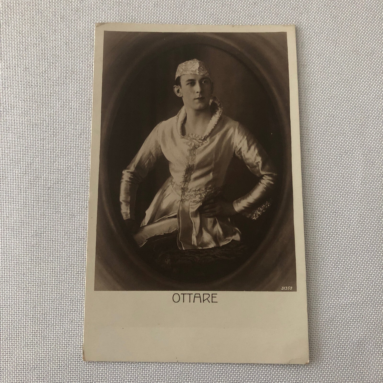 Circus Performer Balancing Act Postcard Post Card Vintage Ottare