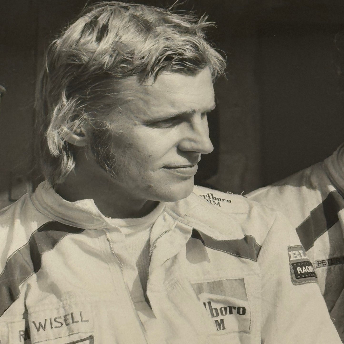 Vintage Racing Photo 1972 Italian Grand Prix Race Reine Wisell Peter Gethin