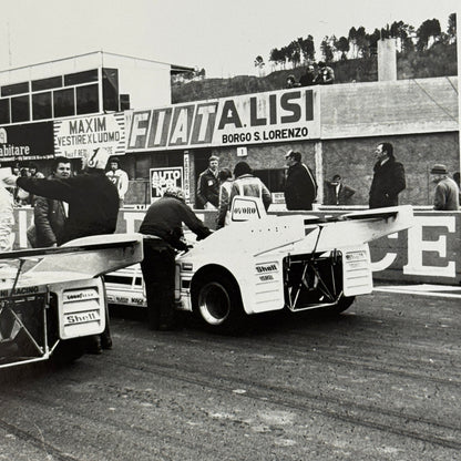 Vintage Racing Photo Photograph 1975 1000 KM de Mugello Race Porsche 908 Car