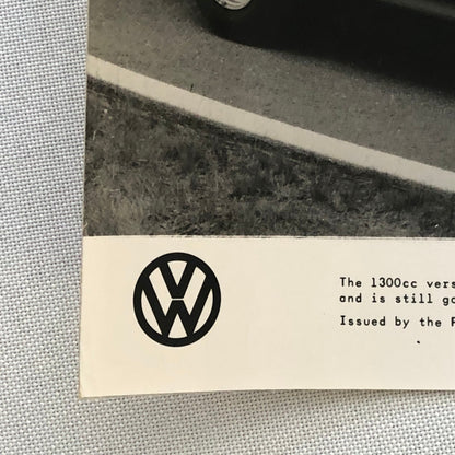 1975 Volkswagen VW Beetle Factory Press Photo Photograph Print