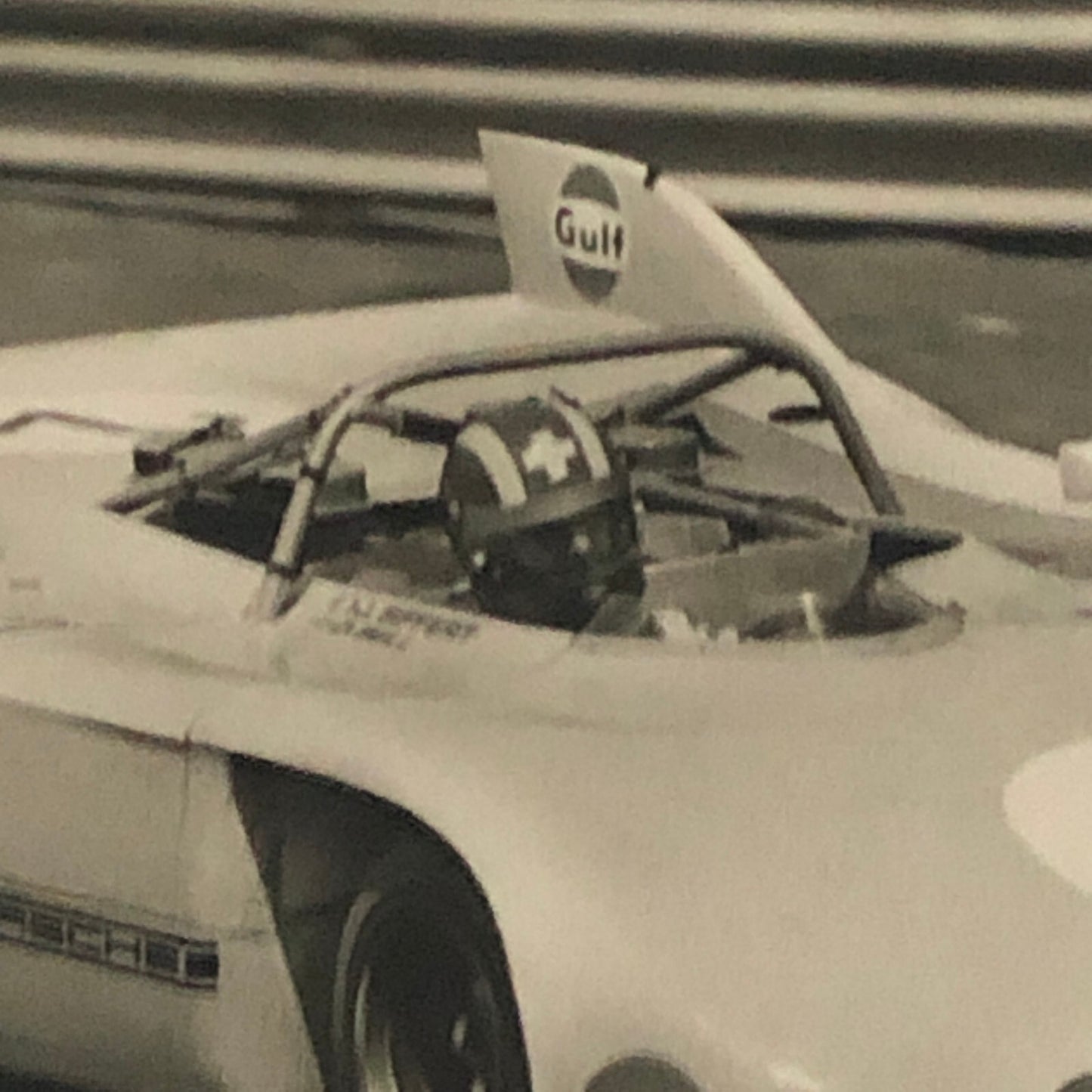 Vintage Jo Siffert Gulf Racing Porsche Car Postcard Post Card