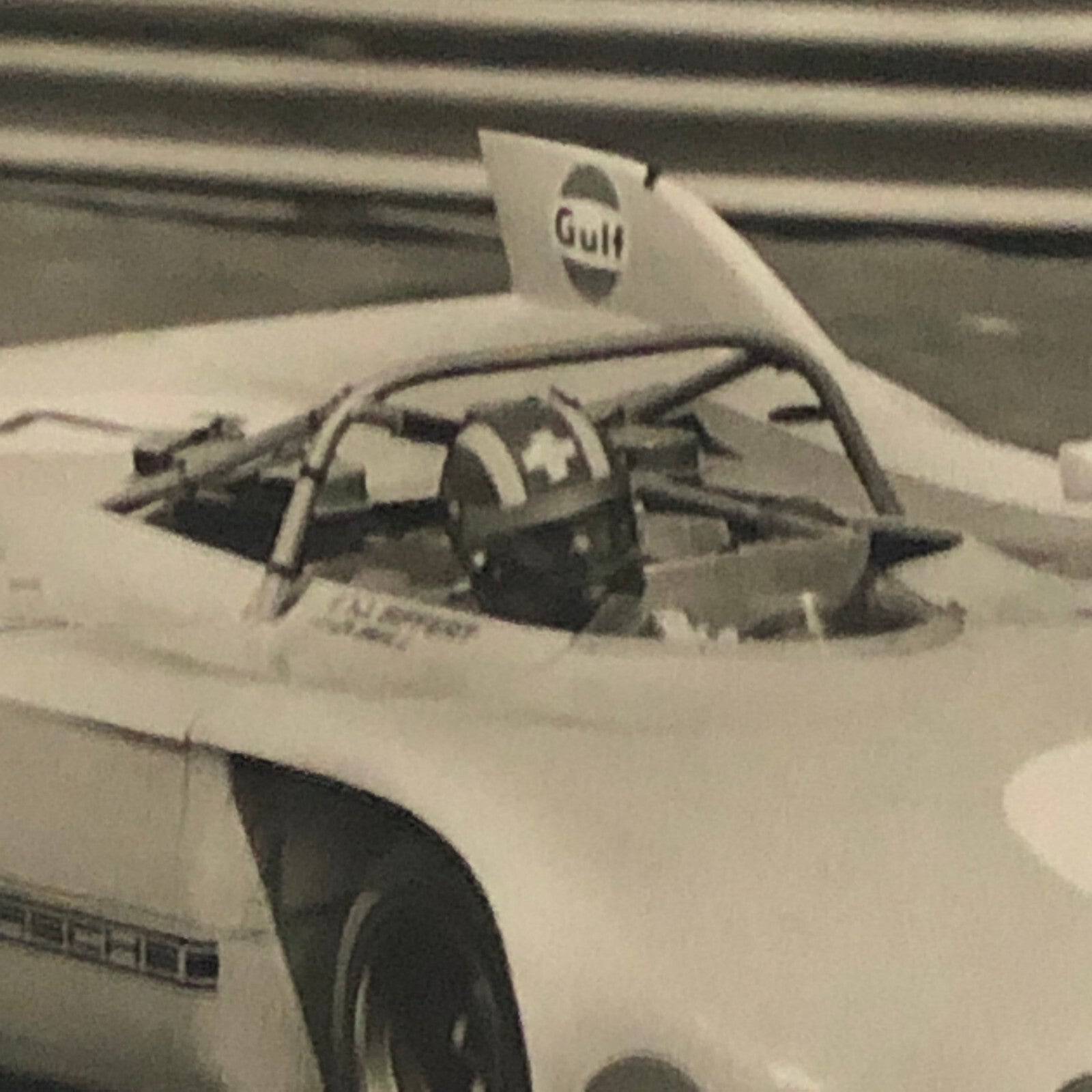 Vintage Jo Siffert Gulf Racing Porsche Car Postcard Post Card