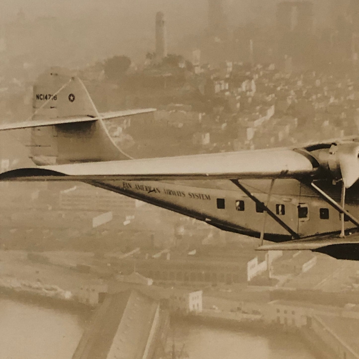 Pan American Airways PanAm Aircraft Plane Airplane Photo Photograph Vintage