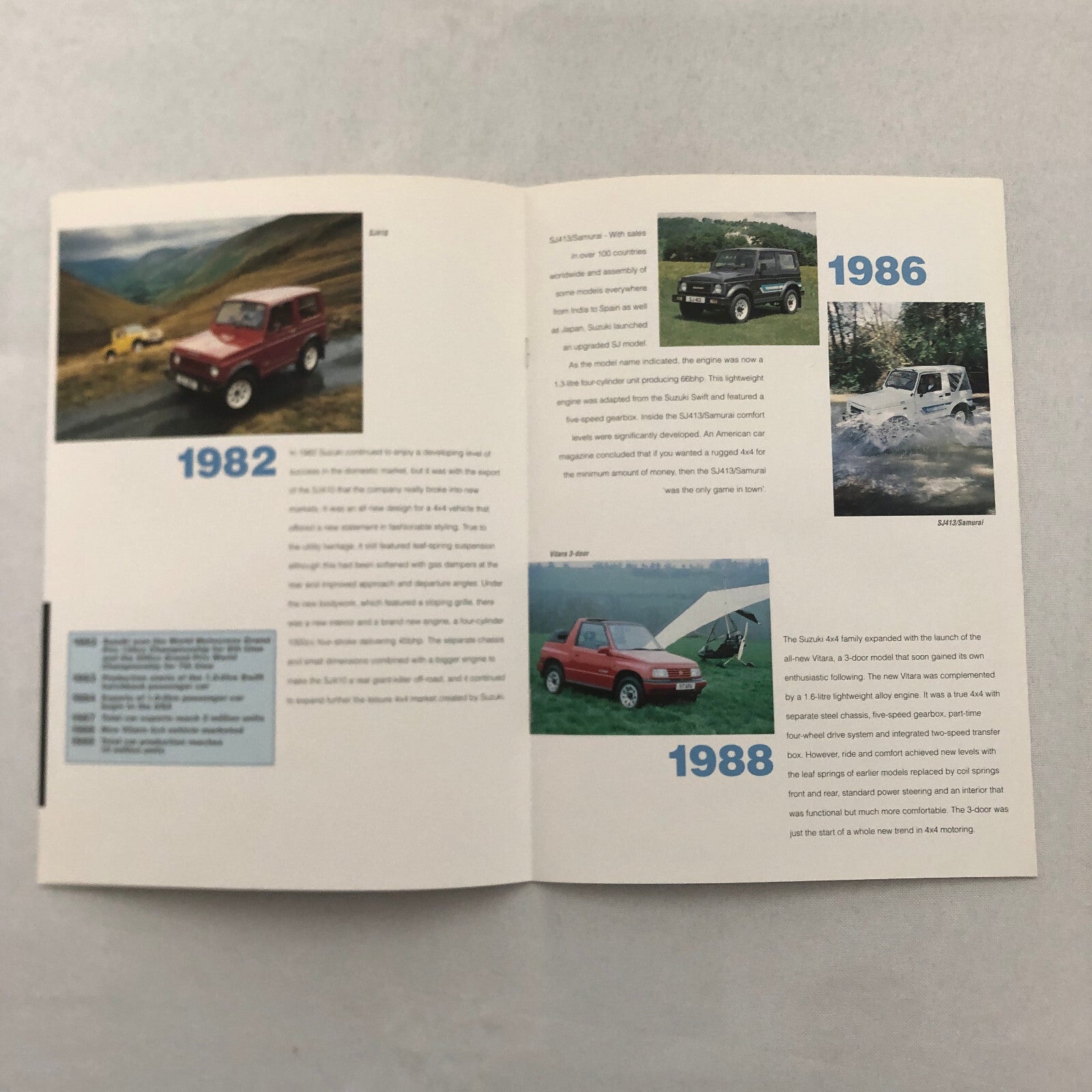 Suzuki Grand Vitara 4x4 Press Kit Brochure Photos 35MM Slides 1998