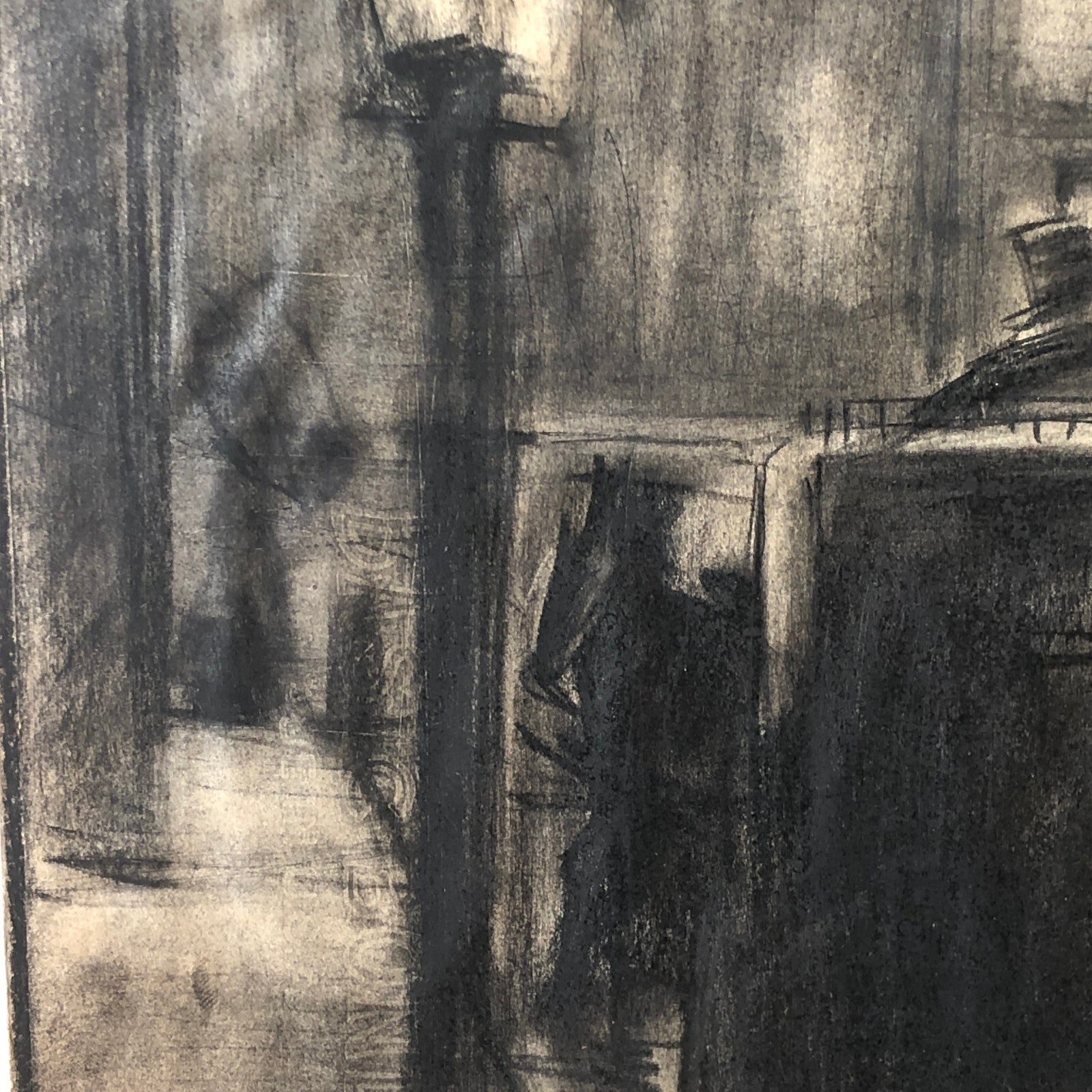 Vintage Illustration Art Artwork Artist Arthur E Sudler Antique Car Carriage