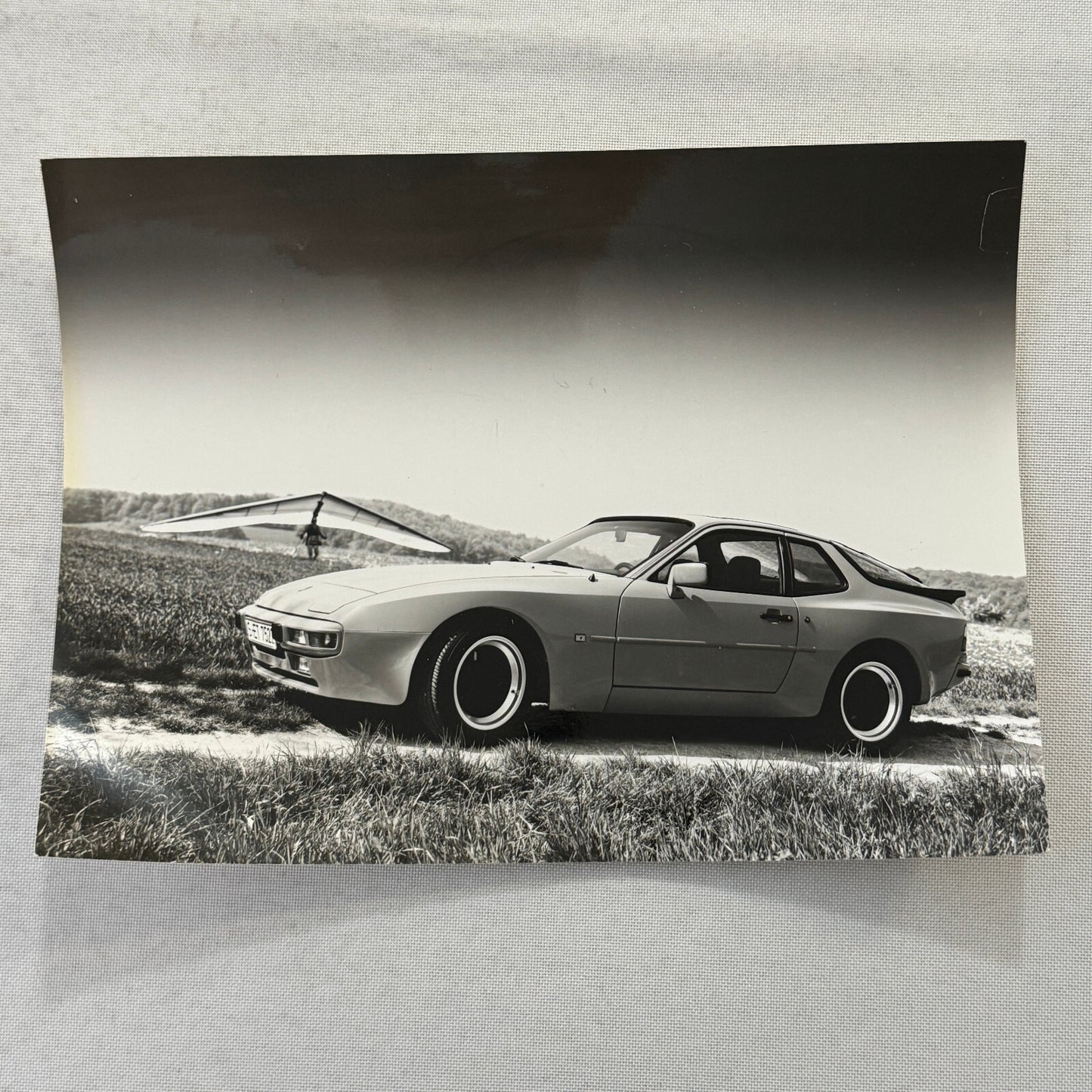 Porsche 944 Car Factory Press Photo Photograph Vintage
