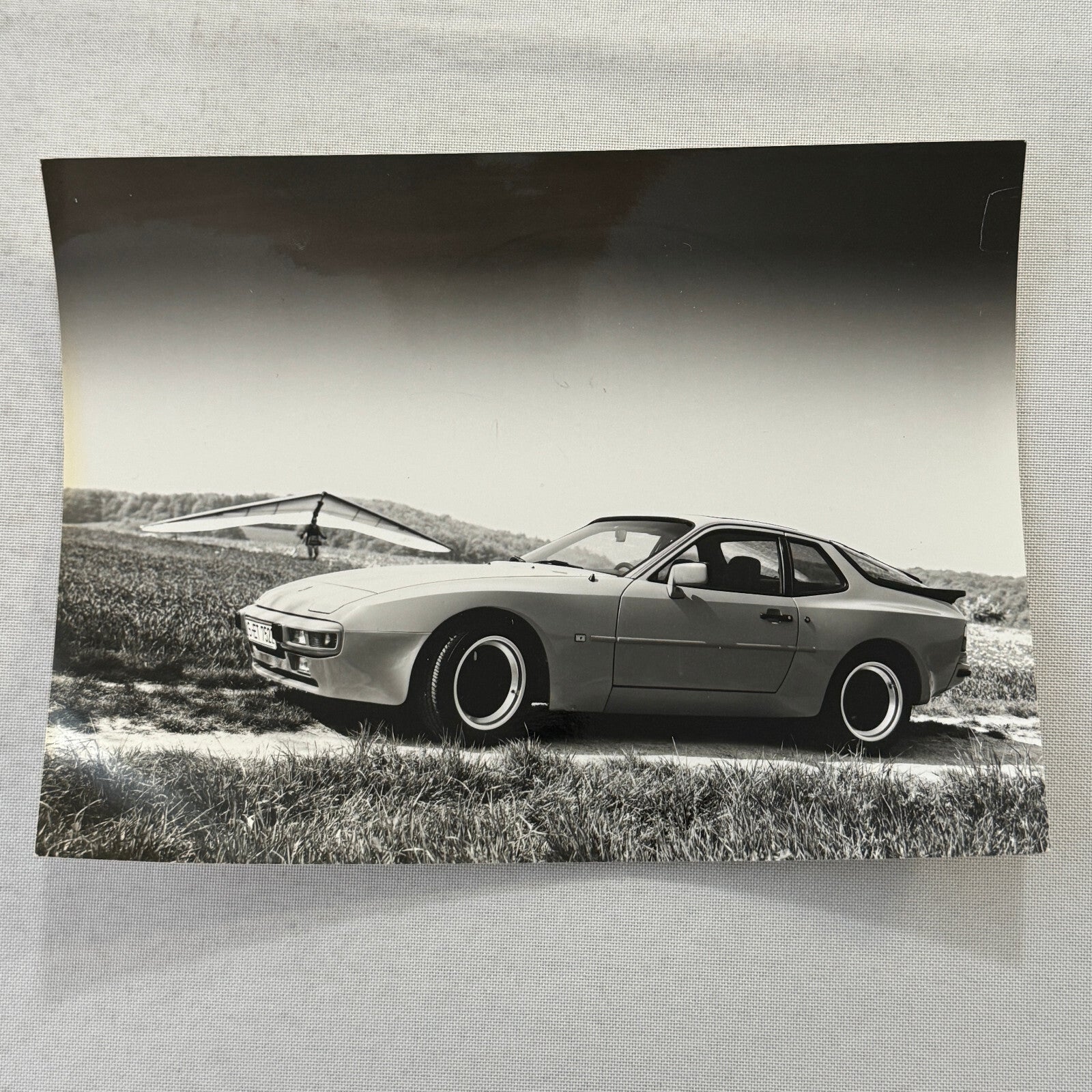 Porsche 944 Car Factory Press Photo Photograph Vintage