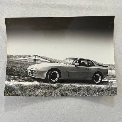 Porsche 944 Car Factory Press Photo Photograph Vintage