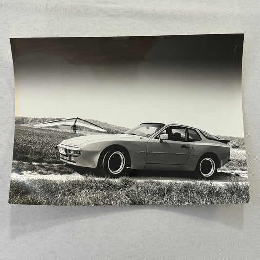 Porsche 944 Car Factory Press Photo Photograph Vintage
