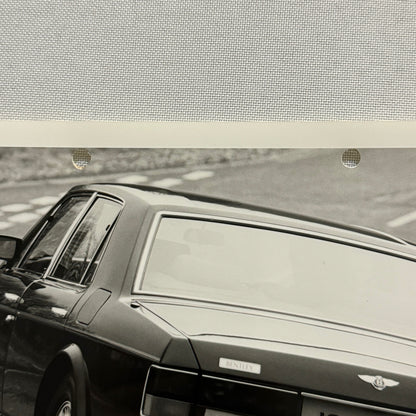 Bentley Turbo R Car Factory Press Photo Photograph Vintage