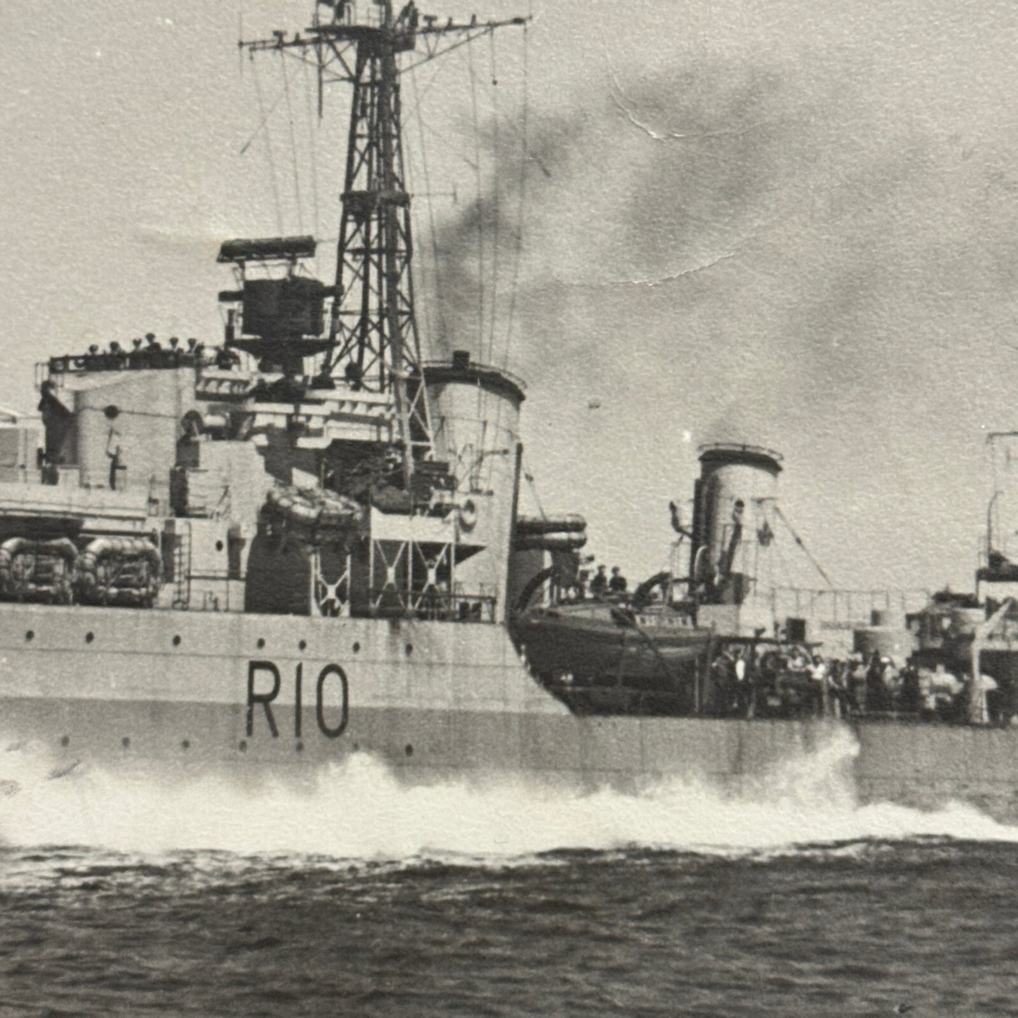 Military Ship Photo Photograph Boat Vintage HMCS MICMAC ?