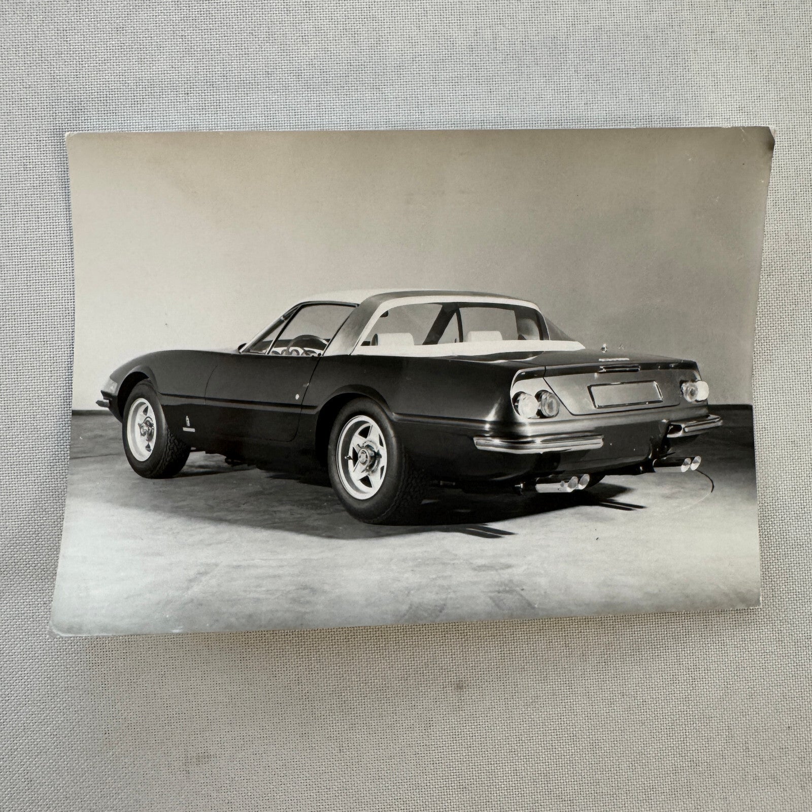 Ferrari 365 GTB/4 Pininfarina Factory Press Photo Photograph Print Vintage