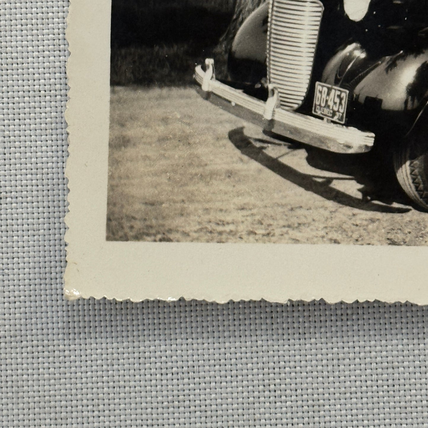 Vintage Car Automobile Snapshot Photo Photograph Woman with Car DS24 Quebec
