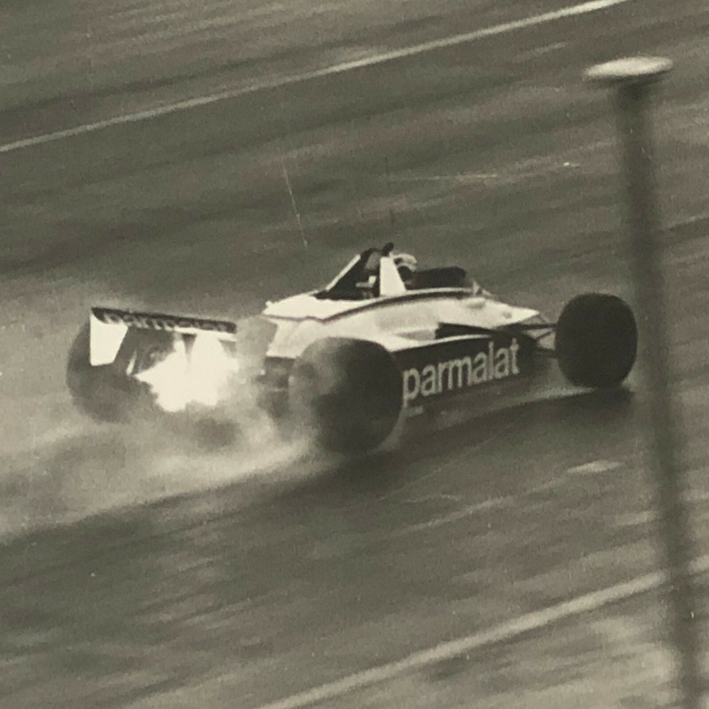 Vintage Brabham Racing Parmalat Car F1 Formula One Photo Photograph 