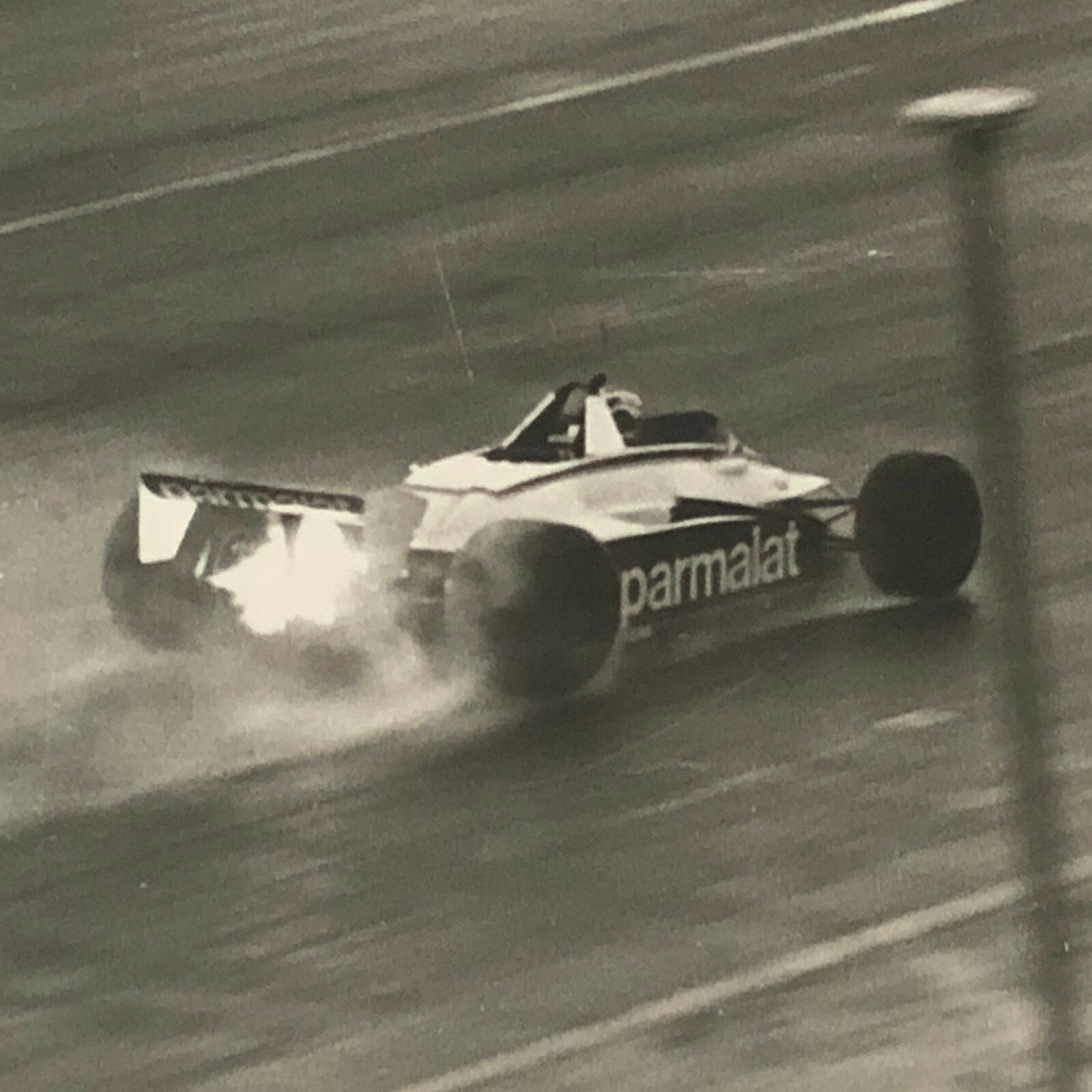 Vintage Brabham Racing Parmalat Car F1 Formula One Photo Photograph 