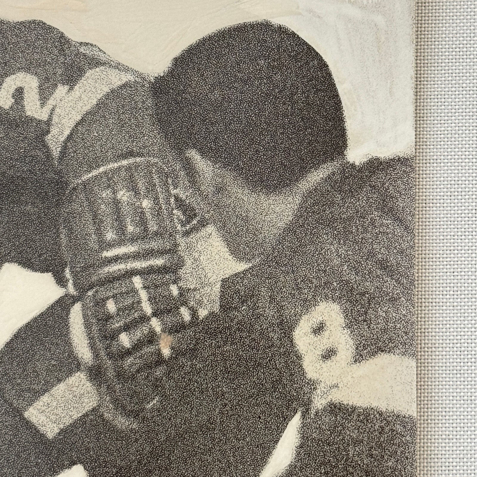 Hockey Player Photo Photograph Vintage Unidentified Detroit Red Wings Mockup
