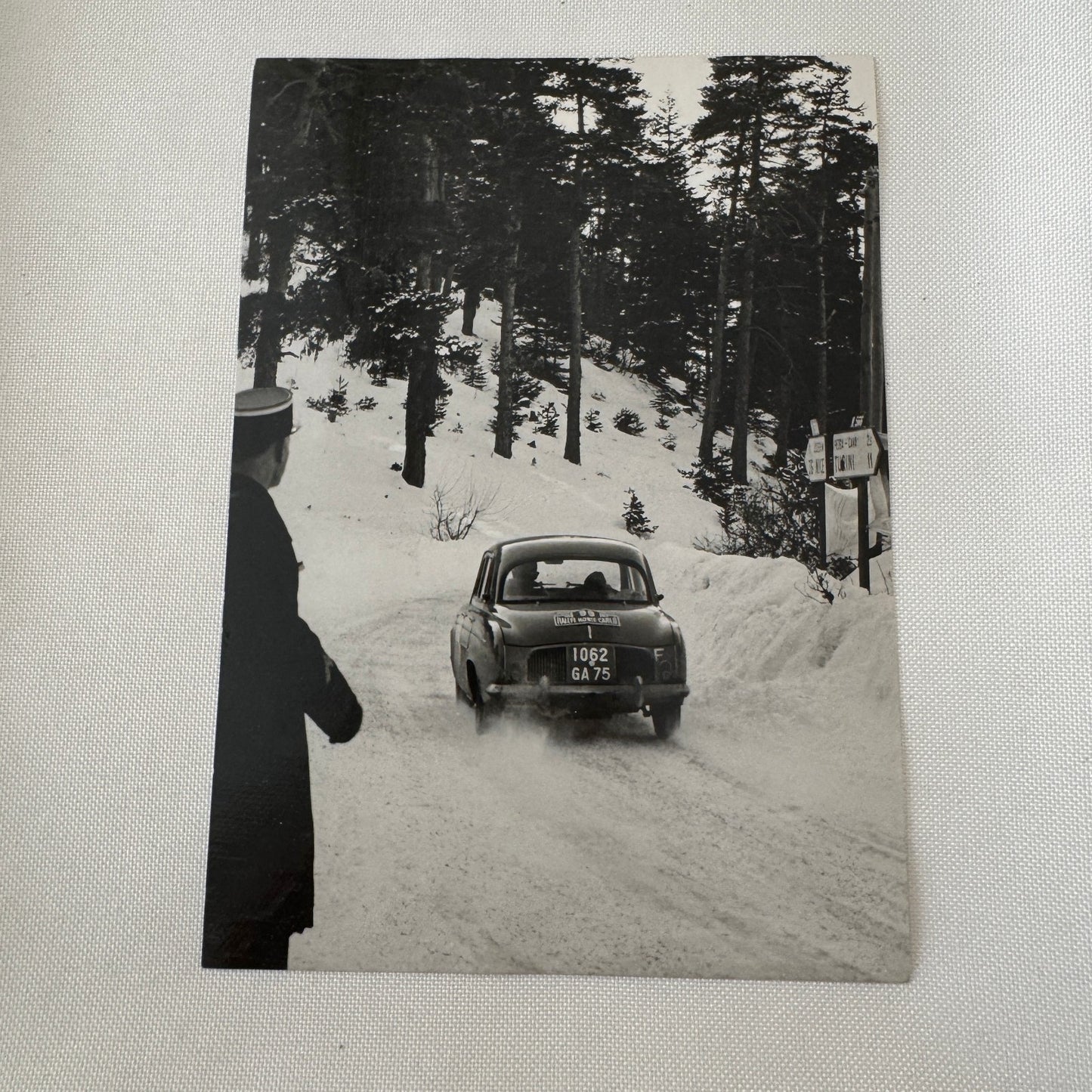 Rallye Monte Carlo Rally Renault Dauphine Racing Car Photo Photograph Print