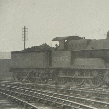 Vintage Train Locomotive Photo Photograph