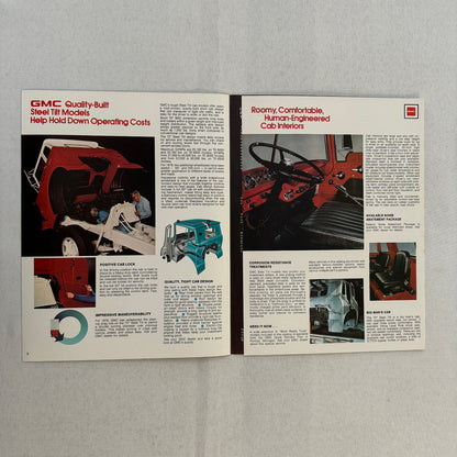GMC 72 Inch Steel Tilt Truck Sales Brochure Catalog Series TE-6000 TE-6500