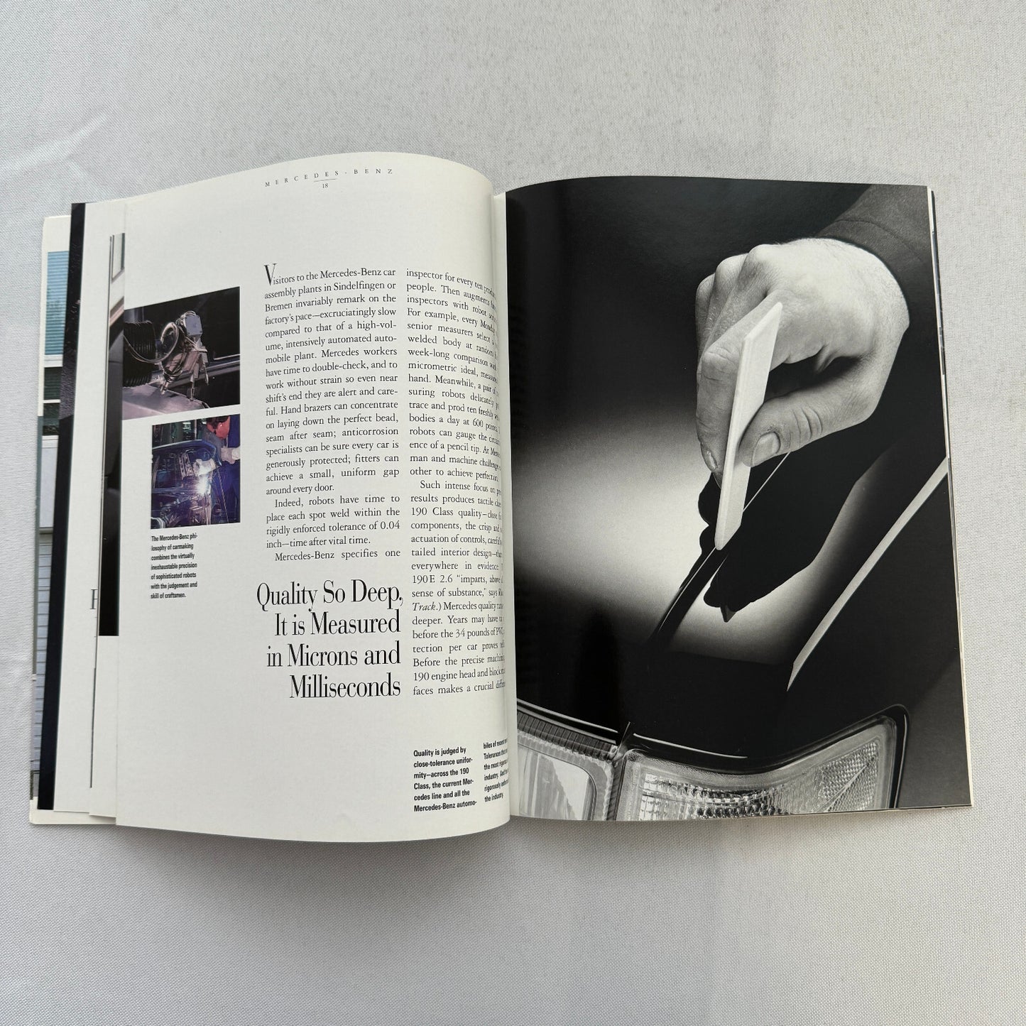 1990 Mercedes Benz 190 Class Car Sales Brochure Catalog Advertising Vintage