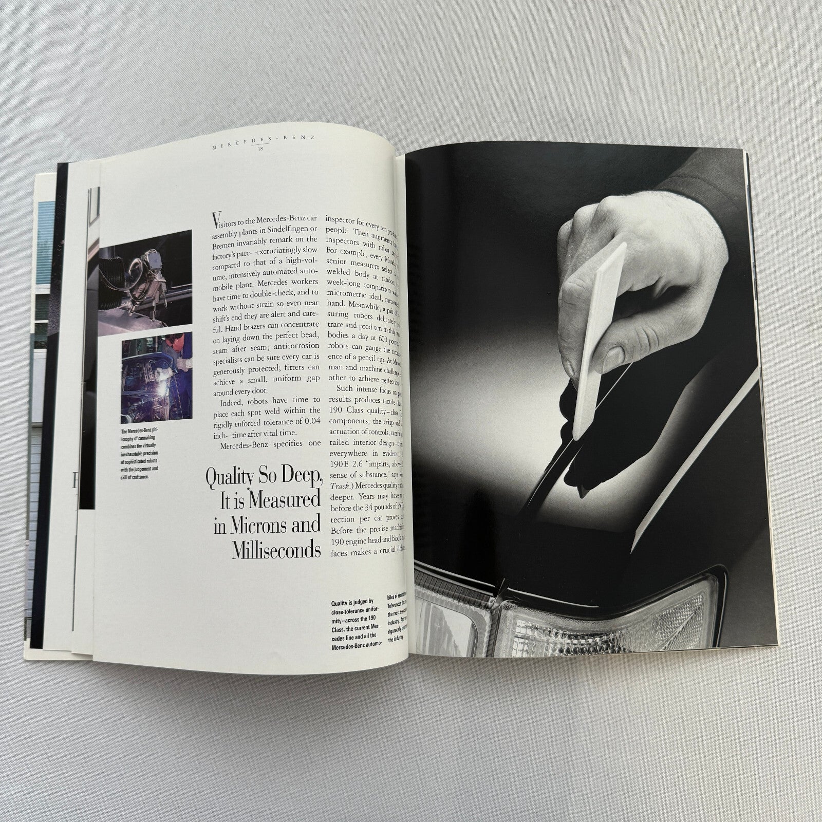 1990 Mercedes Benz 190 Class Car Sales Brochure Catalog Advertising Vintage