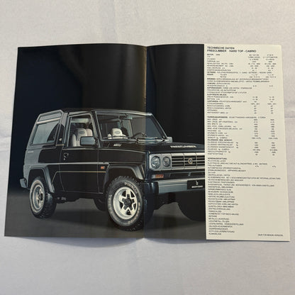1991 Bertone Freeclimber SUV Sales Brochure BMW Bertone Free Climber GERMAN