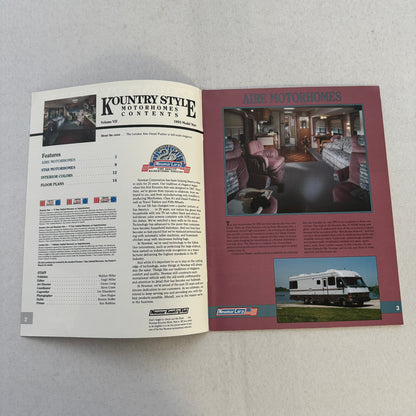 1993 Newmar Kountry Style RV Sales Brochure Catalog London Aire Mountain Aire +