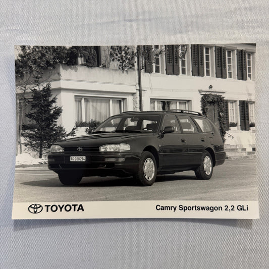 Vintage Toyota Camry Sportswagon GLi Factory Press Photo Photograph Print