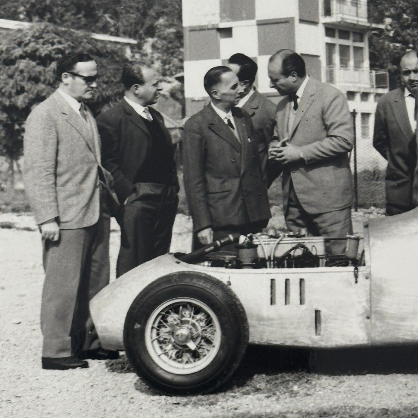 Juan Manuel Fangio Vittorio Stanguellini 1960 Car Racing Photo Modern Print