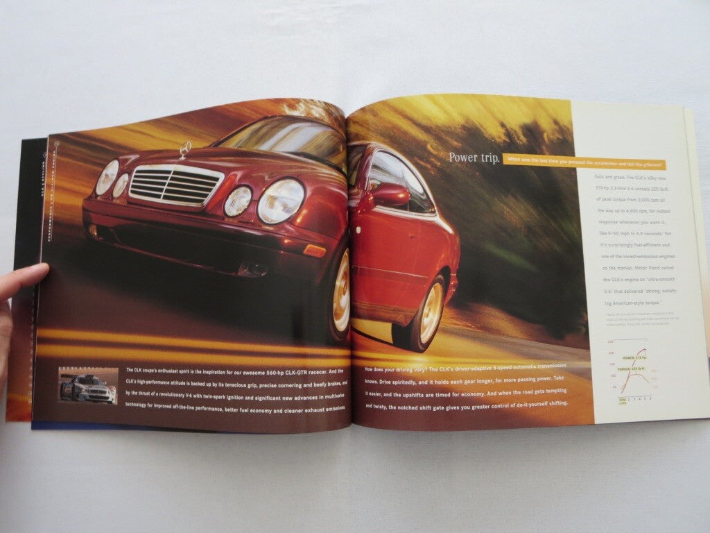 1998 Mercedes CLK Class Sales Brochure Catalog Advertising CLK320 Coupe