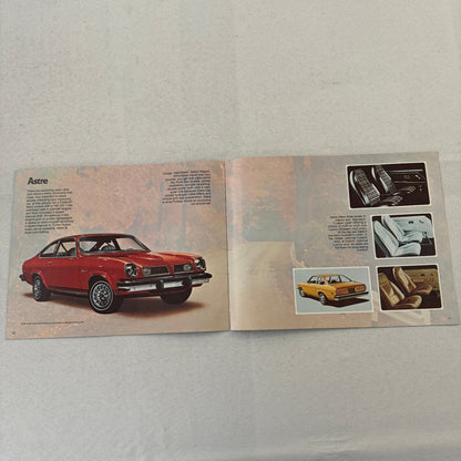 1976 Pontiac Sales Brochure Catalog Sunbird Ventura Astre Vintage Advertising