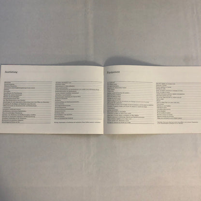 Vintage Nissan 300ZX Turbo Car Sales Brochure Catalog 300 ZX GERMAN FRENCH Text