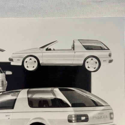 Vintage Isuzu Piazza Design Illustration Factory Press Photo Photograph Print