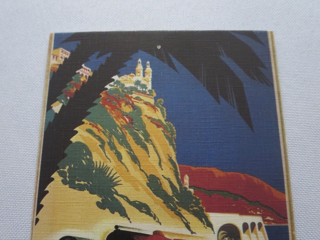 1932 Monaco Grand Prix Automobile Racing Car Postcard Post Card - Reproduction 