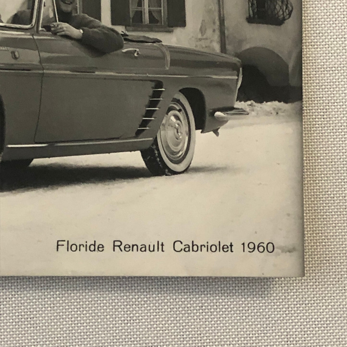 1960 Renault Floride Cabriolet Convertible Car Factory Press Photo Photograph