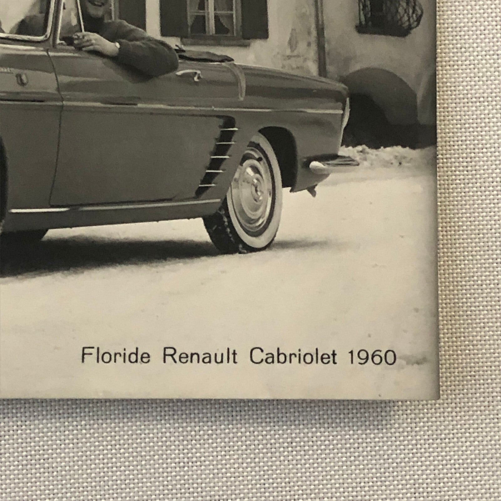 1960 Renault Floride Cabriolet Convertible Car Factory Press Photo Photograph