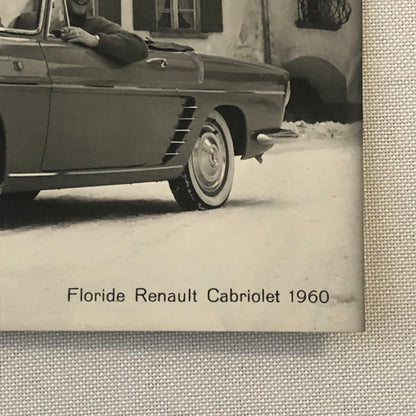 1960 Renault Floride Cabriolet Convertible Car Factory Press Photo Photograph