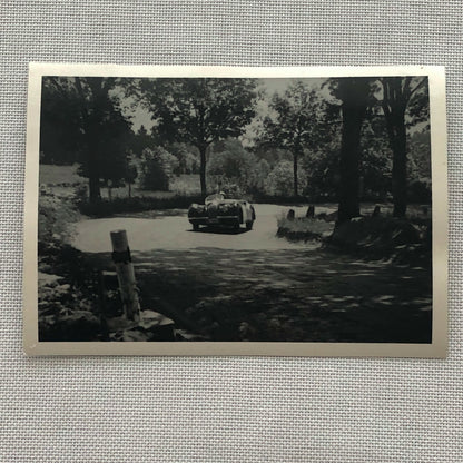 Vintage Jaguar XK120 Racing Photo Photograph XK 120 Convertible XK-120 1950