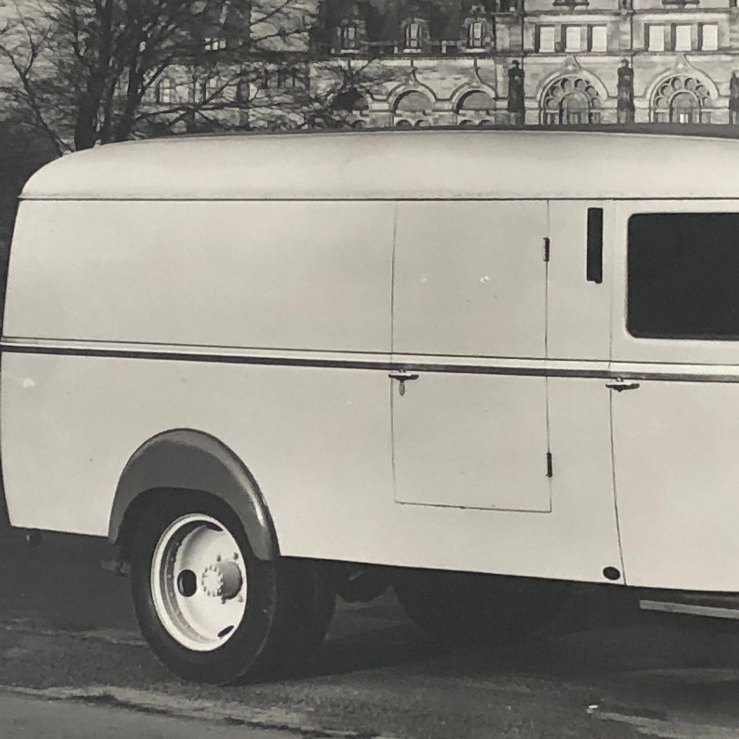 Vintage 1957 Hanomag L28 Truck Factory Photo Photograph Print 